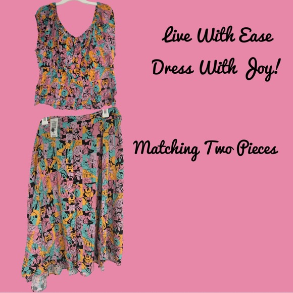 torrid Dresses & Skirts - Torrid Mickey & Friends Beautiful Top & Skirt Set 💕HOST PICK 💕